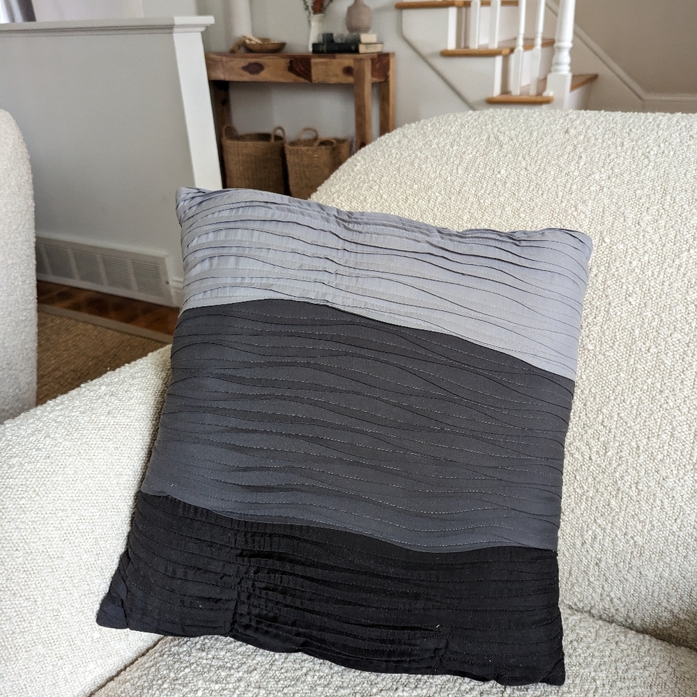Ruffle throw pillow
